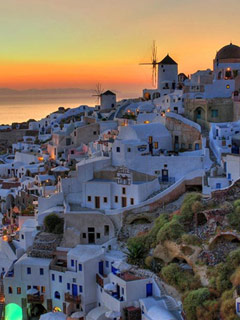 White Village wallpaper for iPhone