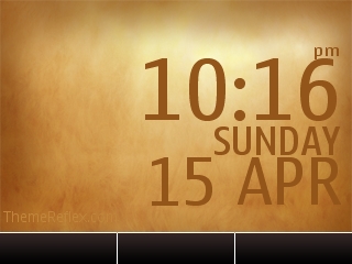 Sleek Brown Nokia flash lite screensaver for 320×240